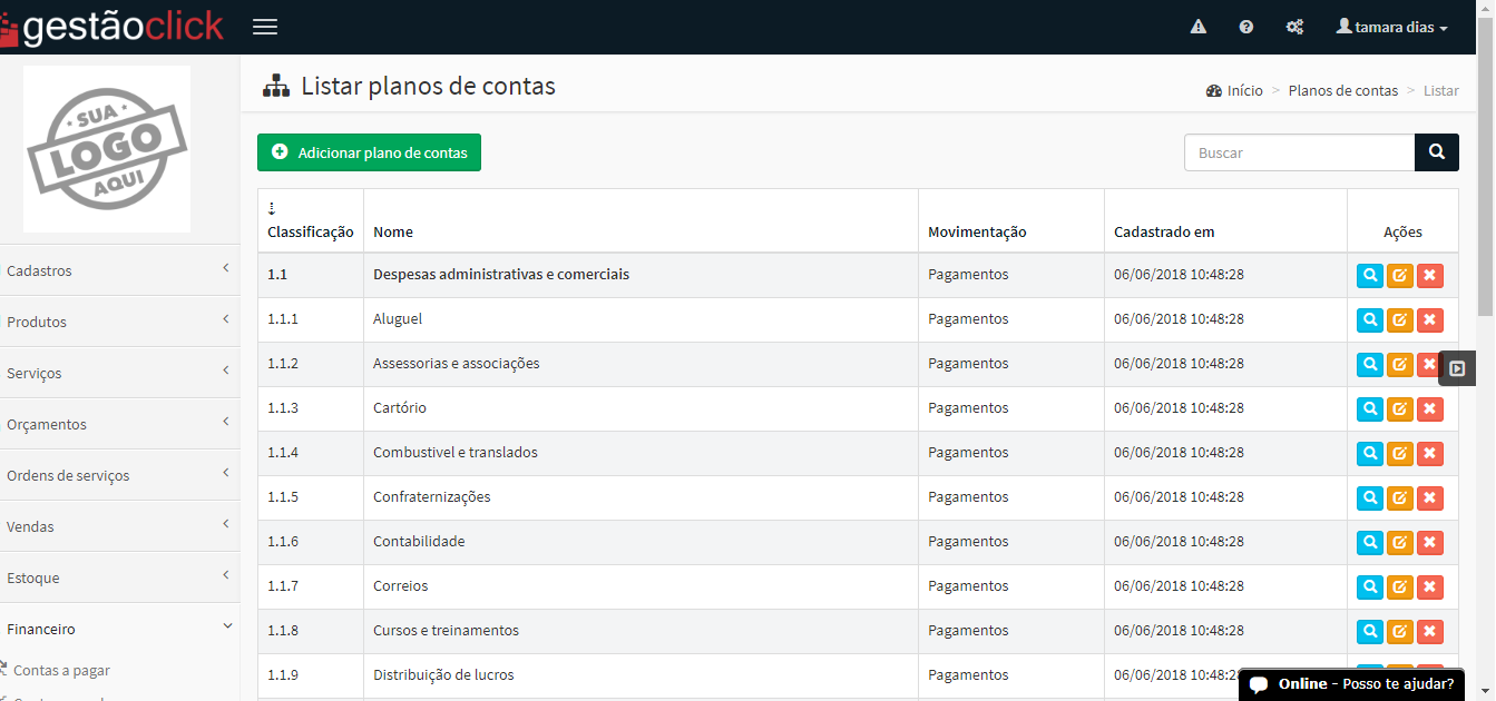 Sistema de Contas e Plano de Contas sistema de contas e plano de contas
